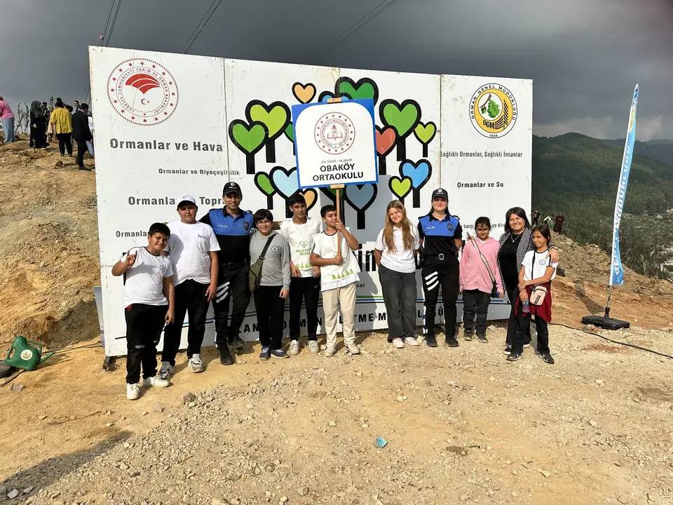 Alanya Asmaca’da Küle Dönen Ağaçların Yerine Fidanlar Dikildi 6